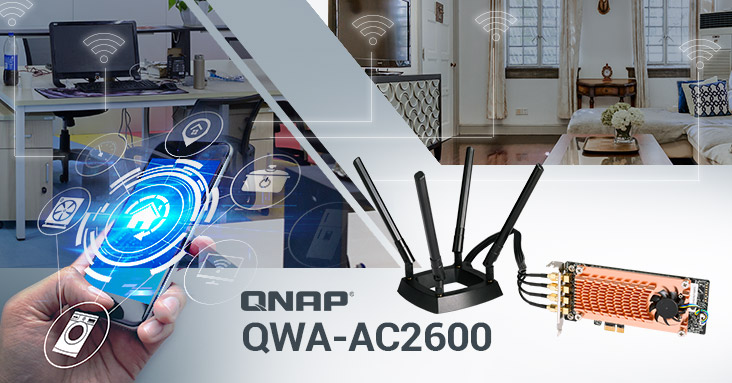 QNAP dévoile l’adaptateur sans fil QWA-AC2600 pour transformer un NAS/PC Ubuntu en un point d'accès pour plus de possibilités sans fil
